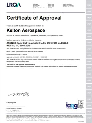 Certificate of Approval